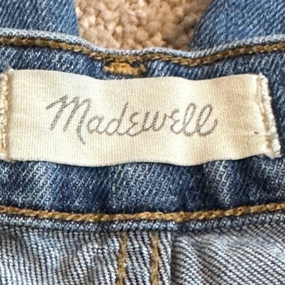 Madewell Momjean High Rise Slouchy Taper Comfort Stretch Edition Size 26 #K9929 - Picture 5 of 16